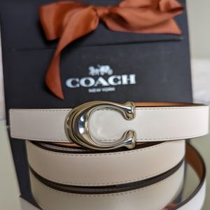 Coach C Hardware belt
